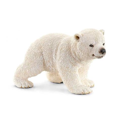 Schleich - Cria de urso polar a correr, figura de vida selvagem (Vários modelos) ㅤ