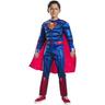Rubie's - Superman - Disfraz Superman Black Line Deluxe para niños con capa y jumpsuit musculoso ㅤ