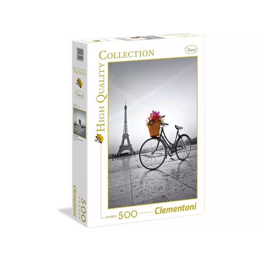 Clementoni - Puzzle 500 peças passeio romântico em Paris ㅤ
