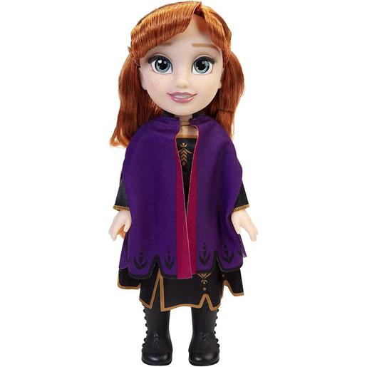 Disney - Frozen - Muñeca Anna Frozen 2 Disney de 38 cm con detalles de película ㅤ
