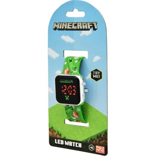 Minecraft - Reloj LED digital estilo Minecraft, multicolor ㅤ