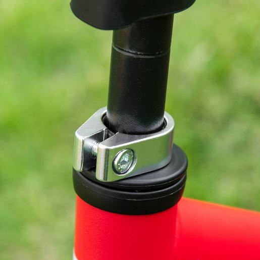 Homcom - Bicicleta de equilibrio regulável sem pedais vermelha