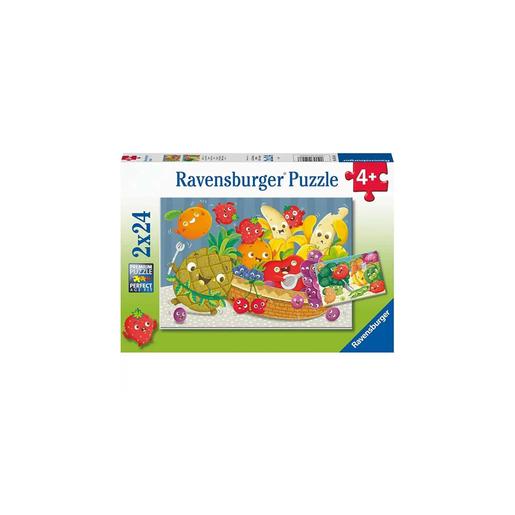 Ravensburger - Frutas e verduras felizes - Pack 2x24 peças
