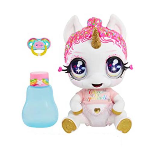 Glitter Babyz Doll unicornio blanco