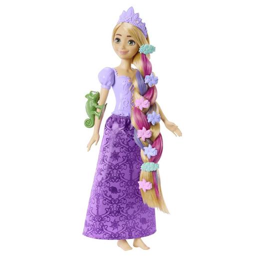 Disney - Rapunzel - Boneca Princesa Rapunzel com penteados mágicos e acessórios  Rapunzel