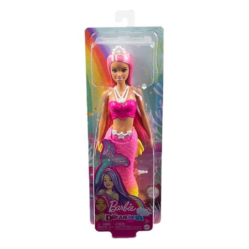 Barbie - Barbie Dreamtopia - Sereia com cabelo rosa e coroa branca
