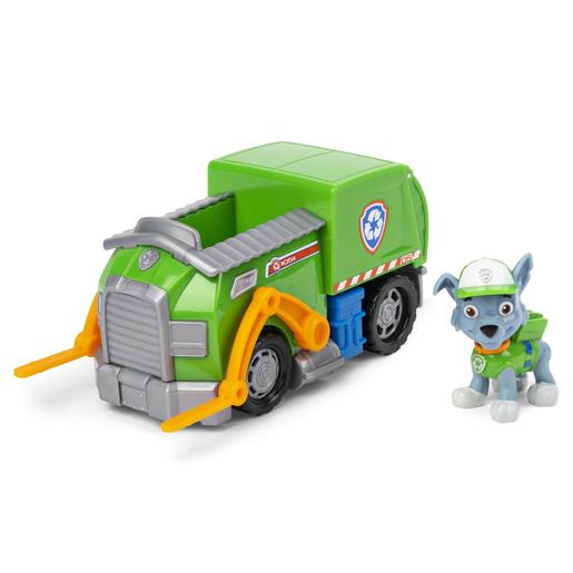 Patrulha Pata - Camião de brinquedo reciclagem Rocky