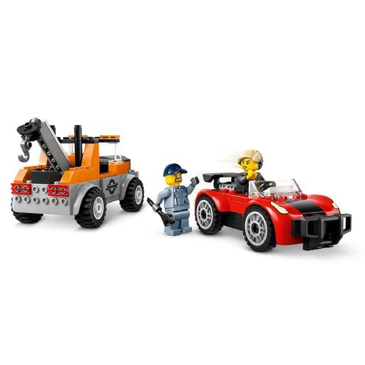 LEGO City - Camioneta de Reboque e Reparação do Desportivo - 60435
