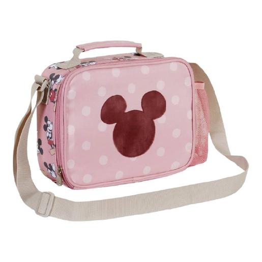 Mickey Mouse - Bolsa portameriendas rosa