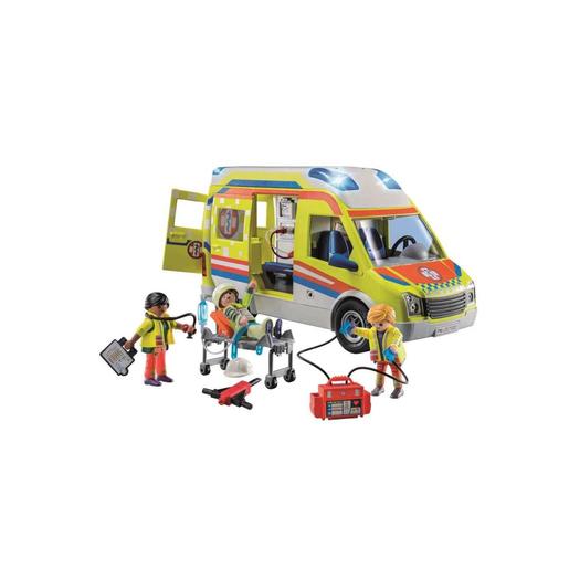 Playmobil - Playmobil City Life Ambulância com luz e som ㅤ