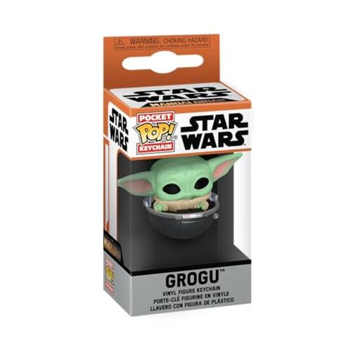 Funko - Baby Yoda - Porta-chaves Colecionável Star Wars Mandaloriano Grogu em Vinil ㅤ