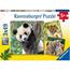 Ravensburger - Panda - Puzzle de animais: panda, tigre e leão, coleção 3 x 49 peças ㅤ