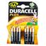 Duracell - Pack 4 pilhas AA Duracell Plus