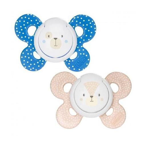 Chicco - Chupeta Physio Comfort de silicone para bebés de 6-16 meses azul (várias cores)