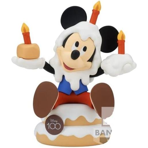 Disney - Mickey Mouse - Figura de acción Mickey Mouse, personajes Disney, aniversario 100, 11 cm, multicolor ㅤ