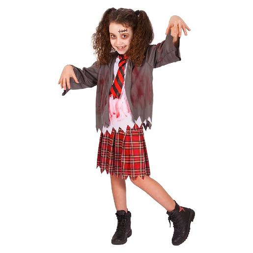 Disfarce Zombie Schoolgirl