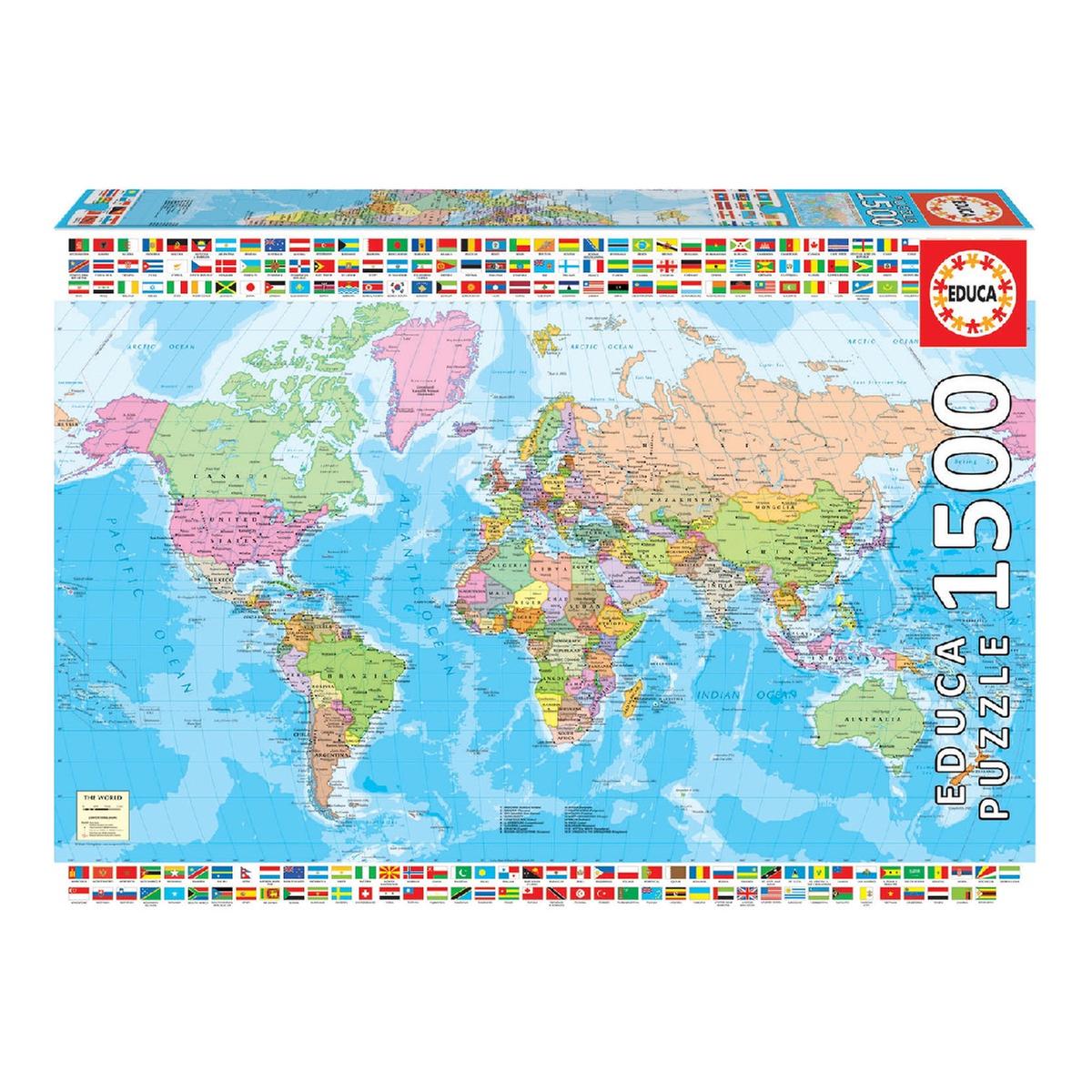 Educa Borrás - Santorini - Puzzle 1500 peças, PUZZLE 1500+ pçs