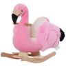 Homcom - Flamingo baloiço rosa