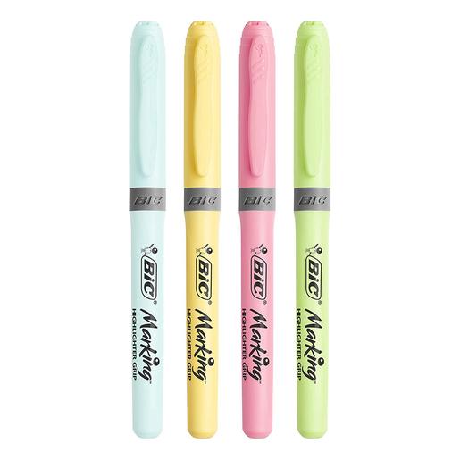 BIC - Pack 4 marcadores fluorescentes pastel