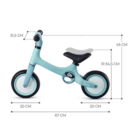 Kinderkraft - Bicicleta de equilibrio Tove Azul