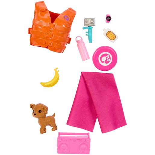 Barbie - Muñeca Barbie con tabla de surf y accesorios ㅤ