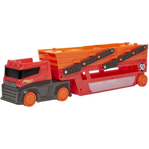 Hot Wheels - Camião transportador de carros de brinquedo Hot Wheels GWT37 ㅤ