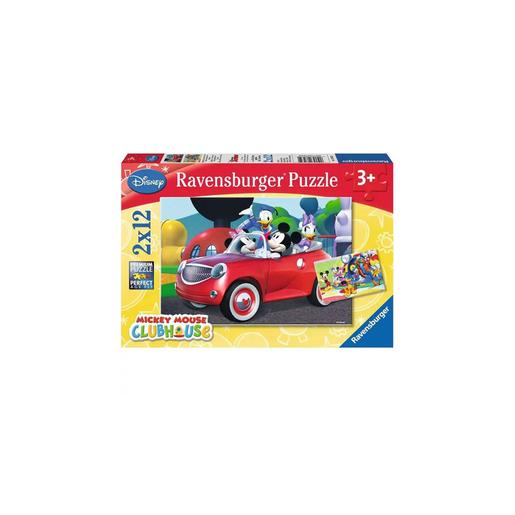 Ravensburger - Mickey Mouse - Pack puzzles 2x12 peças Mickey e companhia