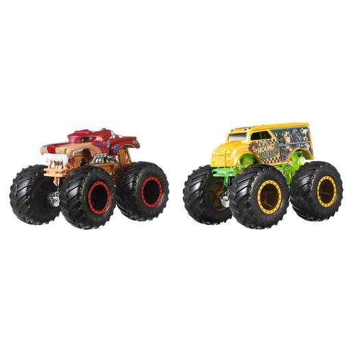 Hot Wheels - Pack 2 Veículos Dupla Demolição Monster Trucks (vários modelos)