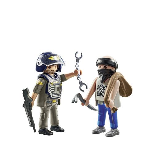 Playmobil - Duo de Ação: SWAT & Bandido ㅤ