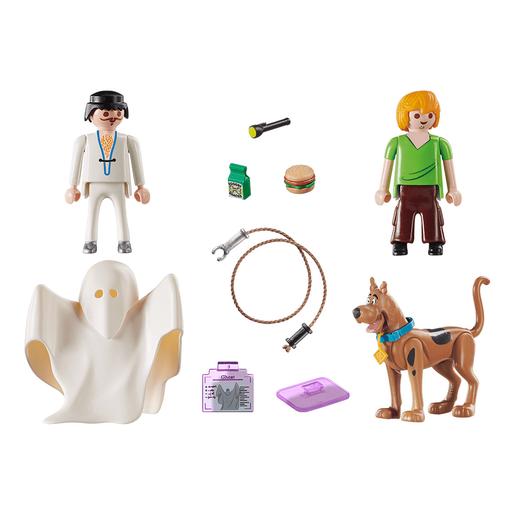 Playmobil - Scooby Doo e Shaggy com fantasma (70287)