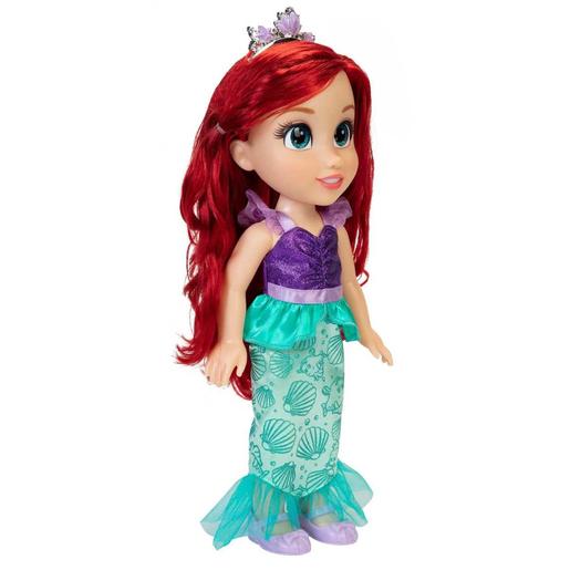 Disney - Princesas Disney - Boneca grande articulada Ariel de 38 cm com vestido e tiara removíveis ㅤ