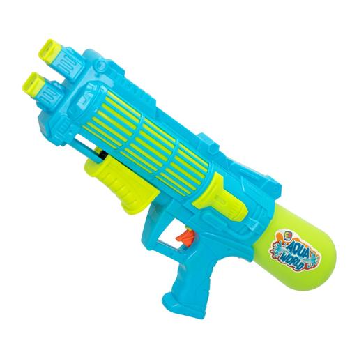 Pistola de água com disparador duplo e canhão (várias cores)