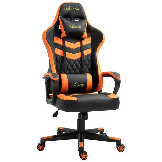 Vinsetto - Cadeira Gaming laranja-preto