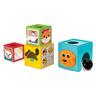 B-Kids - Pack 2 em 1 preescolar cubos empilháveis e cesto elefante