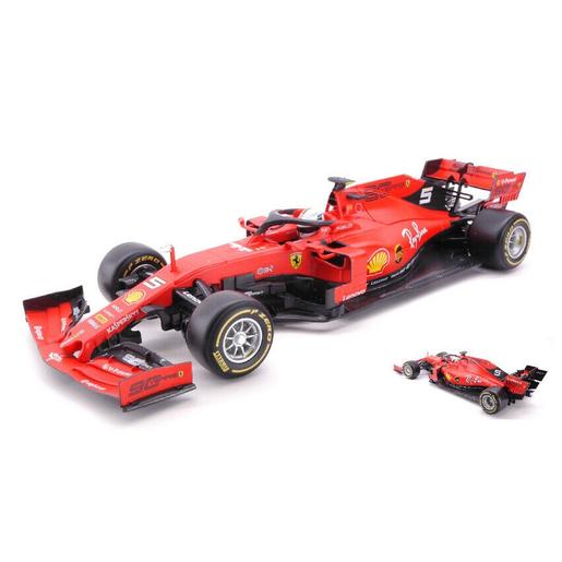 Bburago -  Scuderia Ferrari SF90 Sebastian Vettel 1:43 con casco