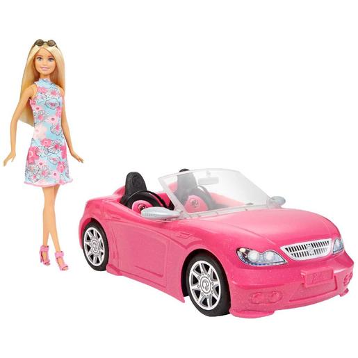 Barbie - Boneca Barbie com carro descapotável