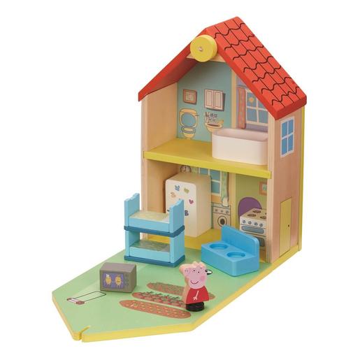 Porquinha Peppa - Casa de madeira com figura