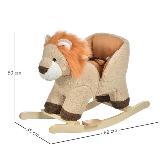 Homcom - Cavalo de balanço Leão