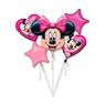 Minnie Mouse - Pack 5 Balões Bouquet