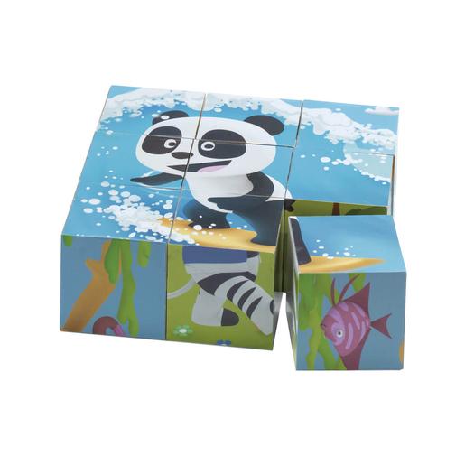 Panda - Quebra-cabeças Cubos