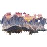 Clementoni - Puzzle Vale paisagens de montanhas 2000 peças ㅤ