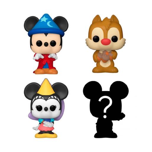 Disney - Pack 4 figuras Funko Bitty POP - Mickey mago