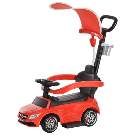 Homcom - Carro andador vermelho para bebés de 1 ano - Mercedes