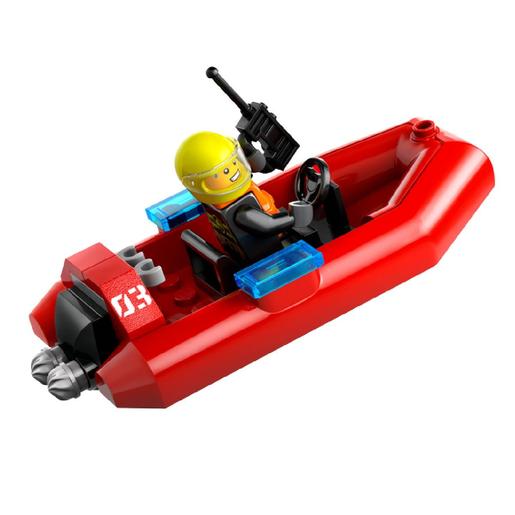 LEGO City - Camião de bombeiros 4x4 com barco de resgate - 60412