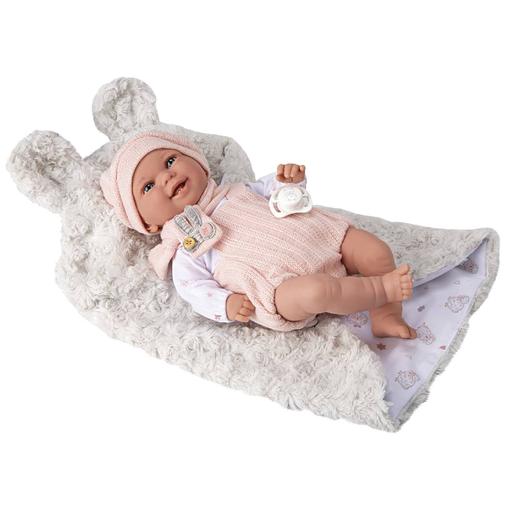 Boneco bebé com mantinha 35 cm