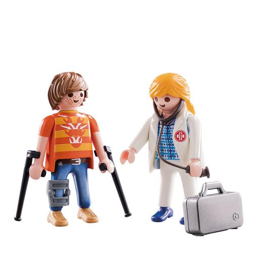 Playmobil - Duo Pack Médica e Paciente - 70079