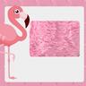 Homcom - Flamingo baloiço rosa