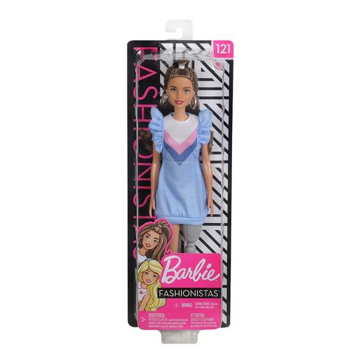 Barbie - Boneca Fashionista - Morena com Perna Protésica