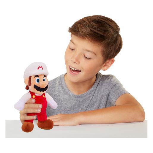 Super Mario - Fire Mario - Peluche 20 cm