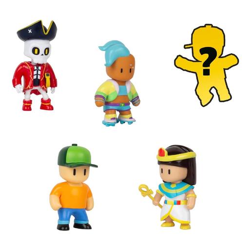 Stumble Guys - Pack 4 figuras + figura misteriosa (vários modelos)